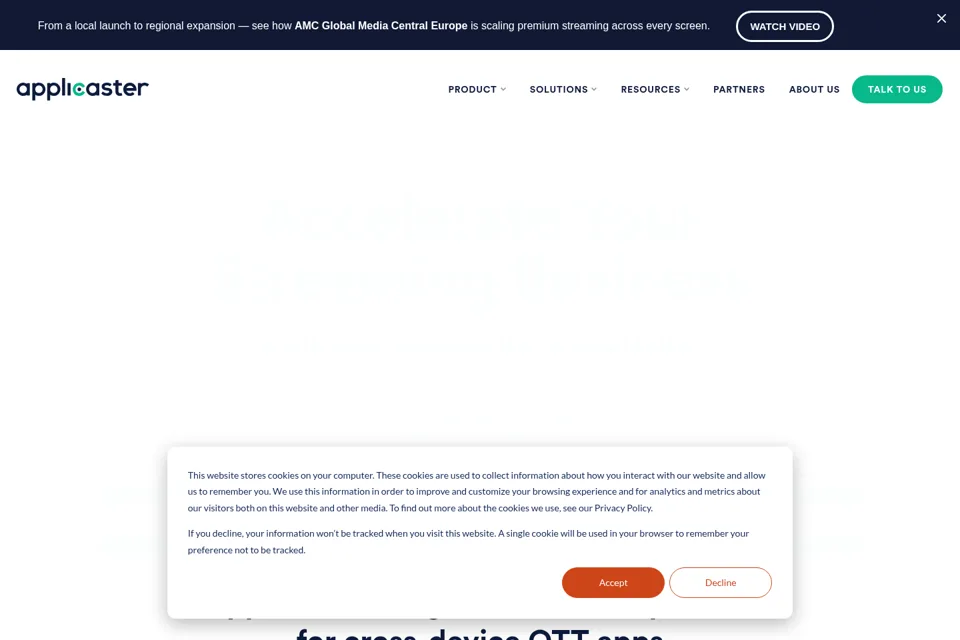 Landing page preview