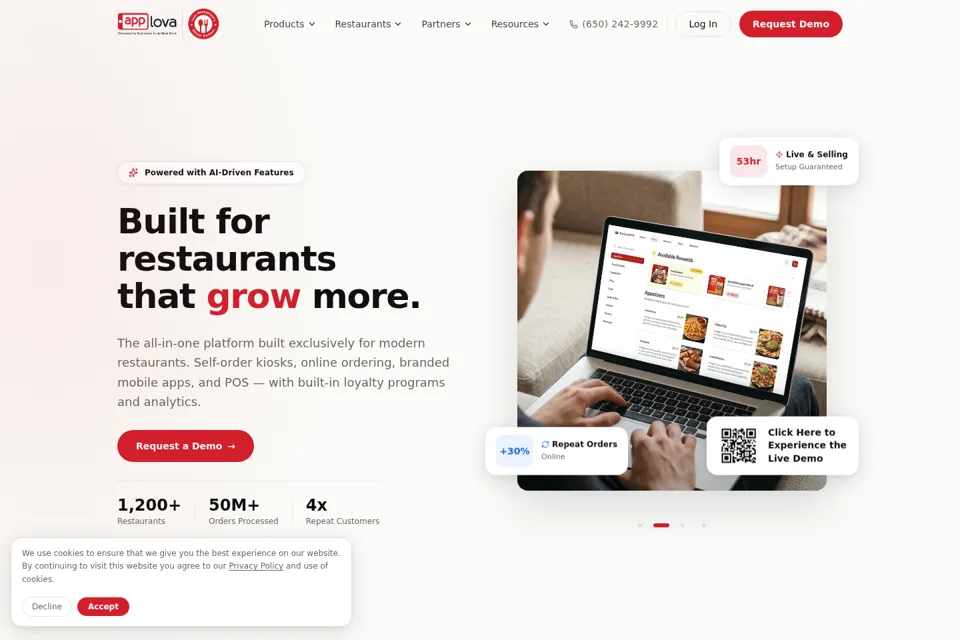 Landing page preview