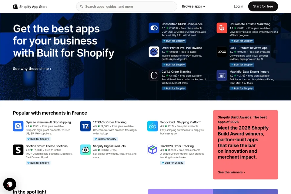 Landing page preview