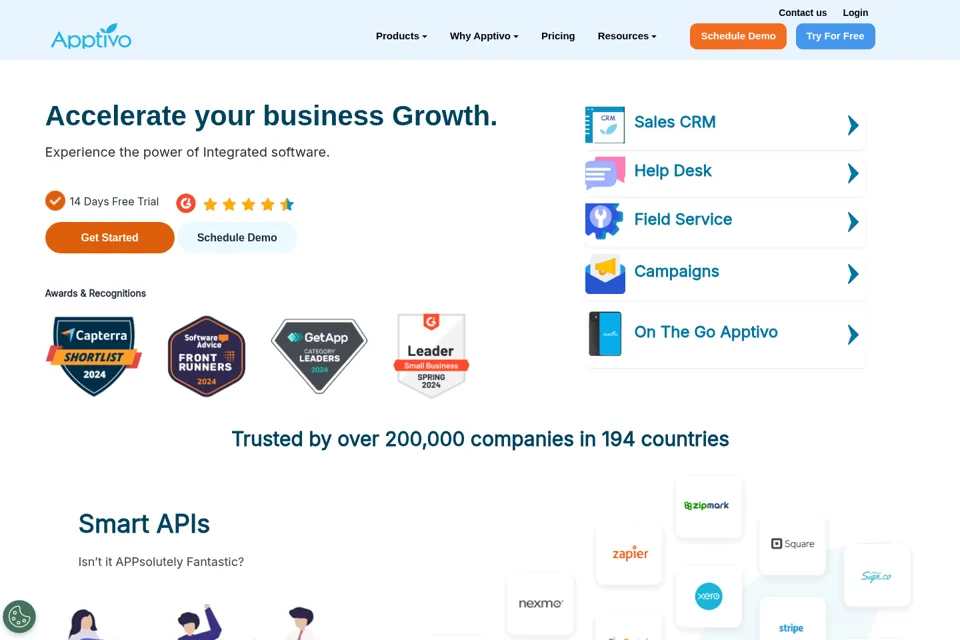 Landing page preview