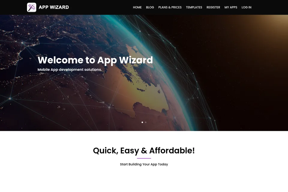 Landing page preview