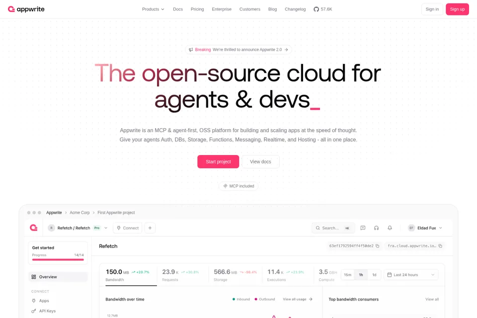 Landing page preview