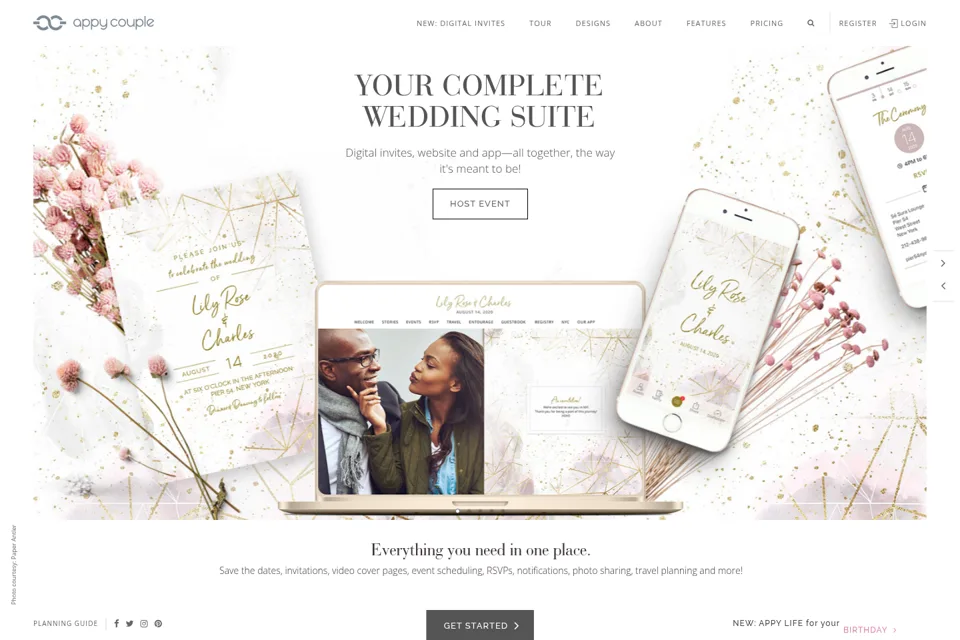 Landing page preview