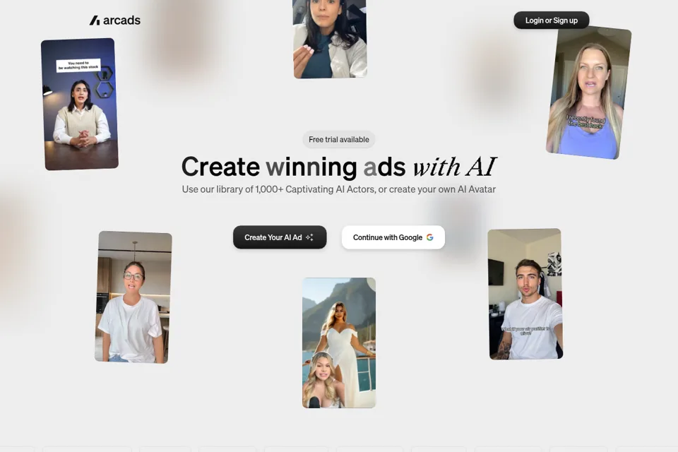 Landing page preview