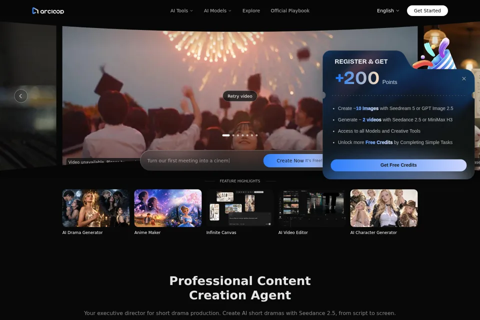 Landing page preview