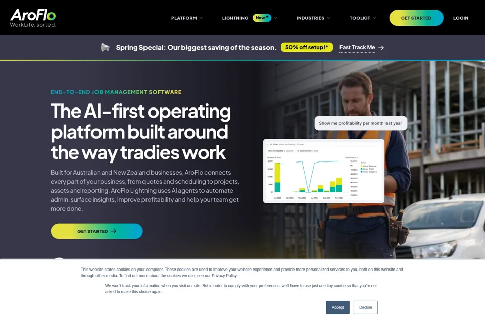 Landing page preview