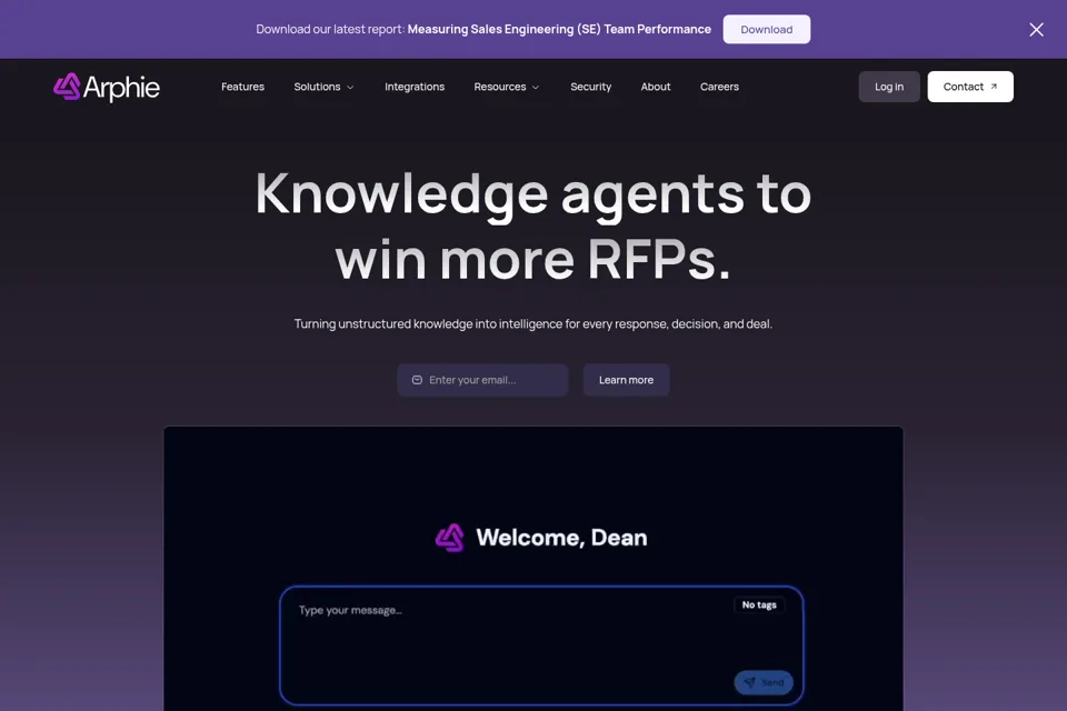 Landing page preview