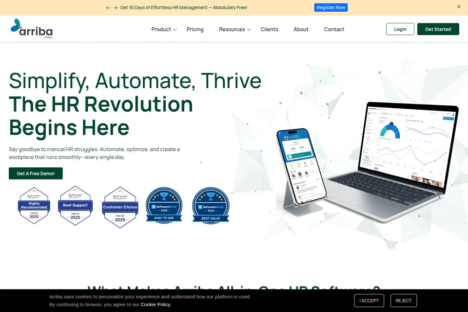 Landing page preview