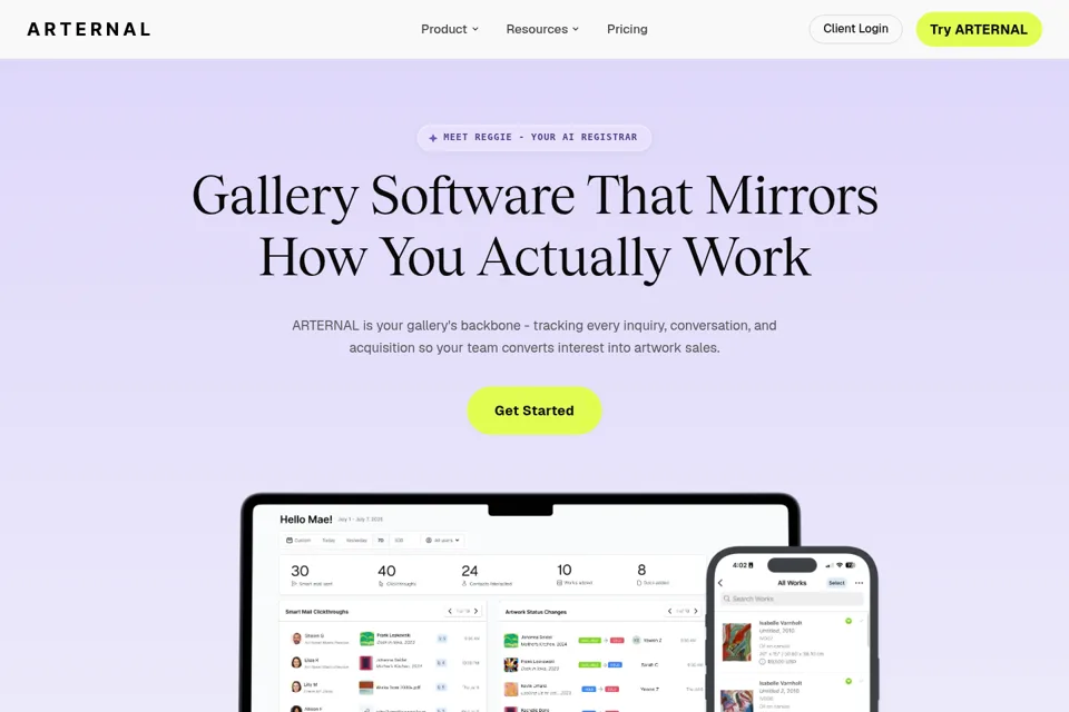 Landing page preview