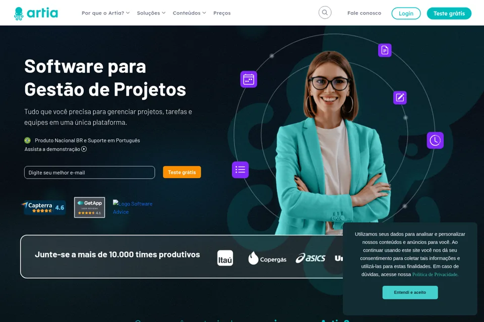 Landing page preview