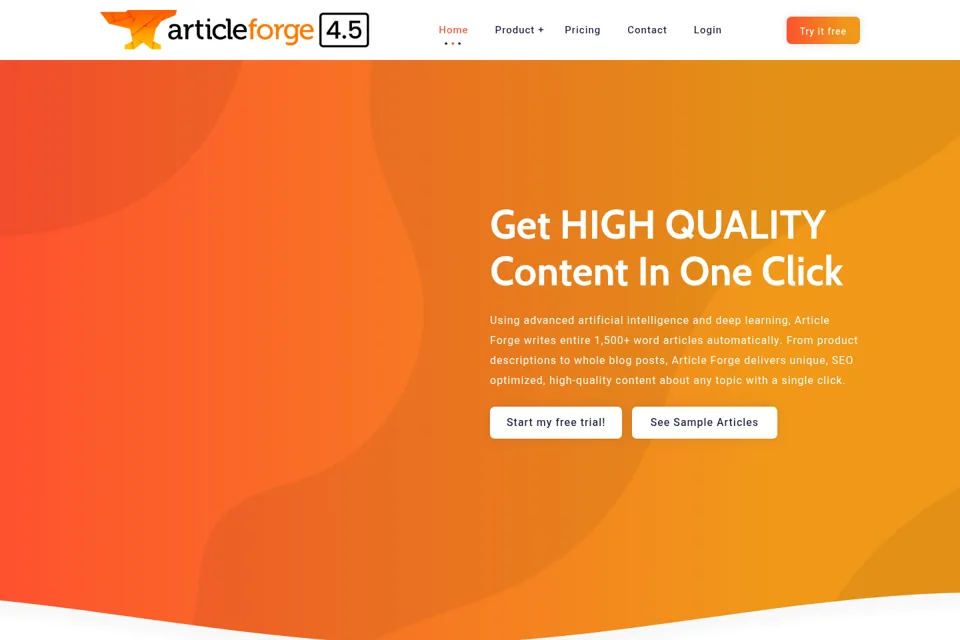 Landing page preview