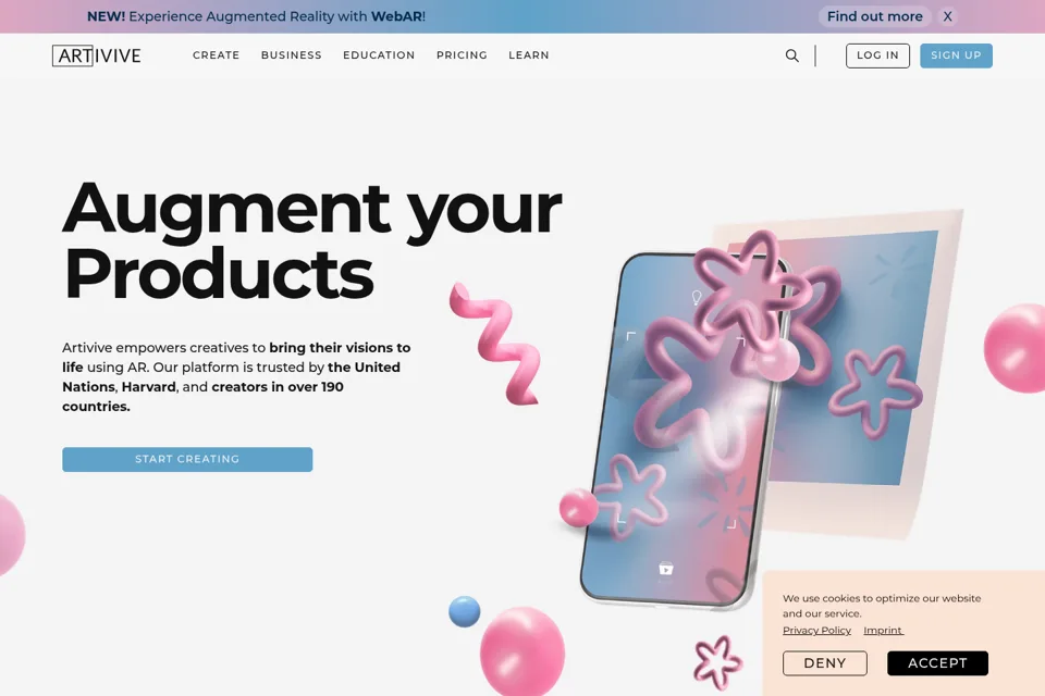 Landing page preview