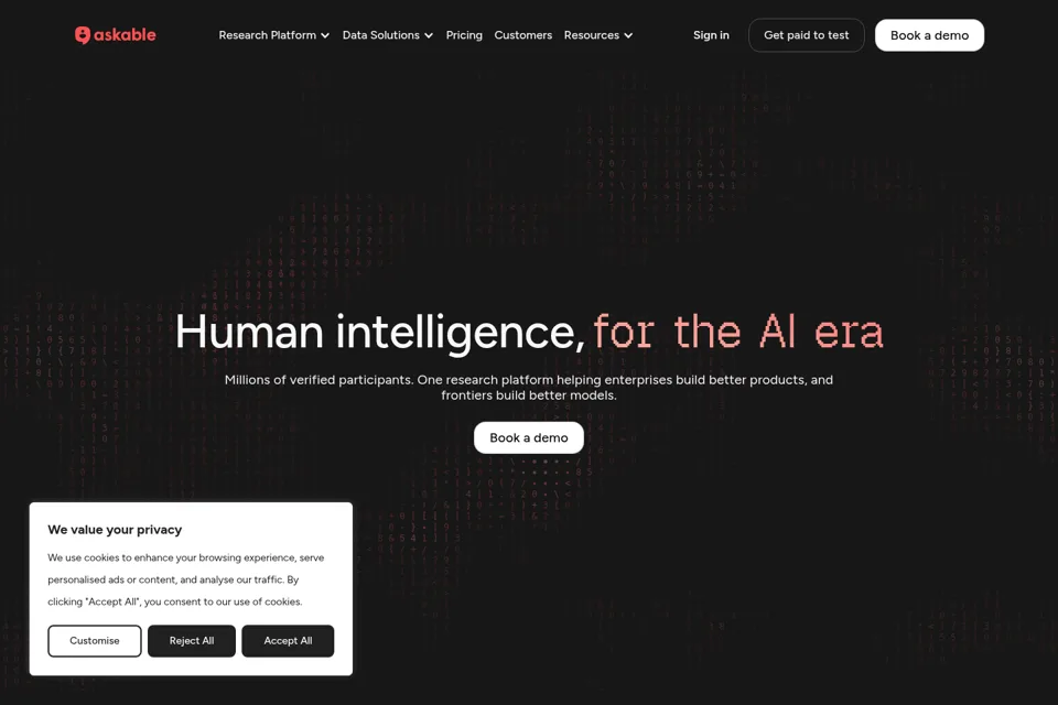 Landing page preview