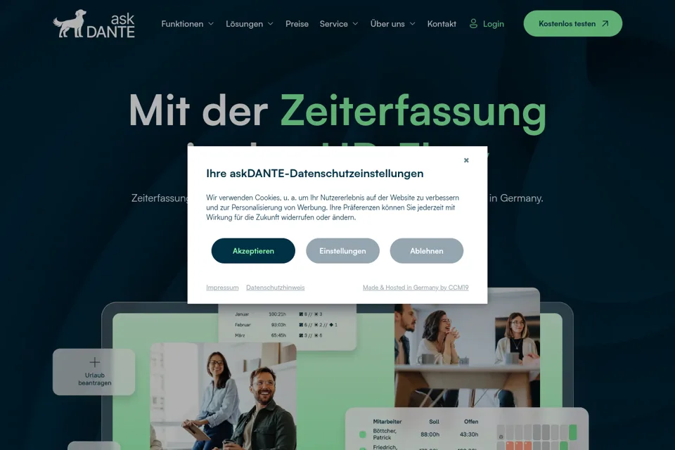 Landing page preview