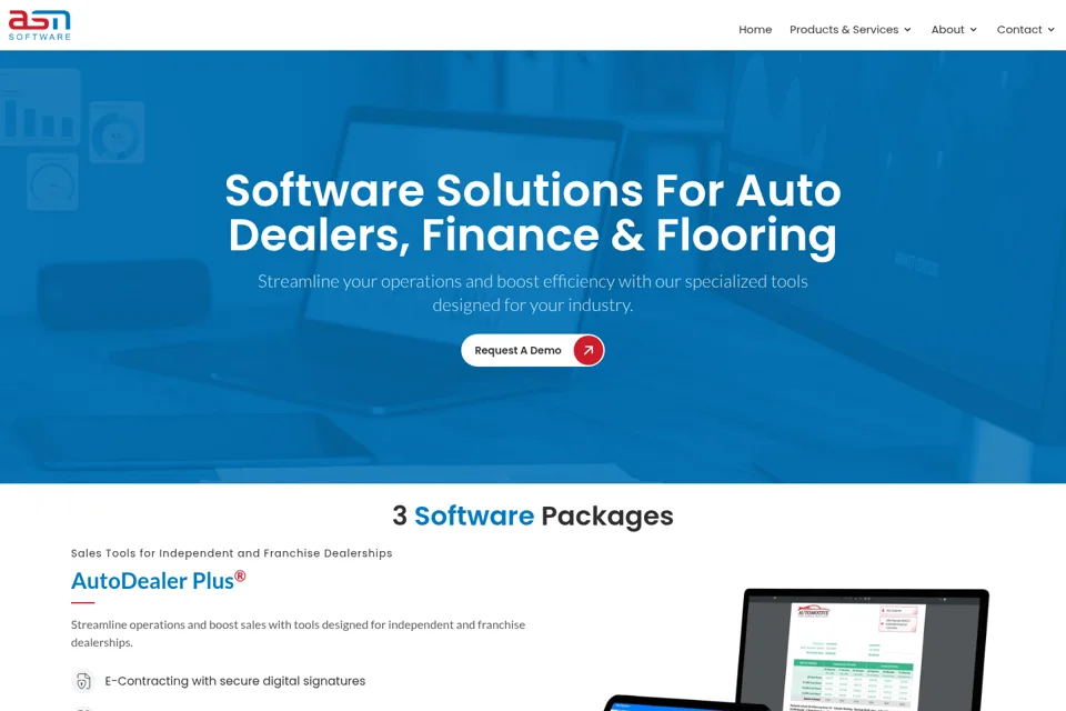 Landing page preview