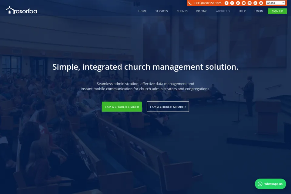 Landing page preview