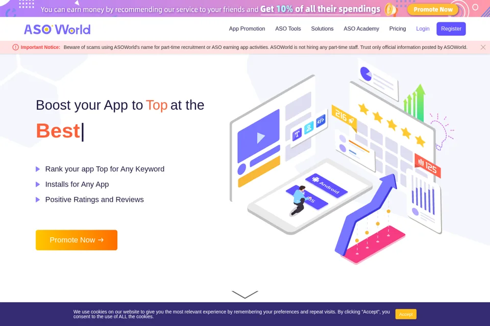 Landing page preview