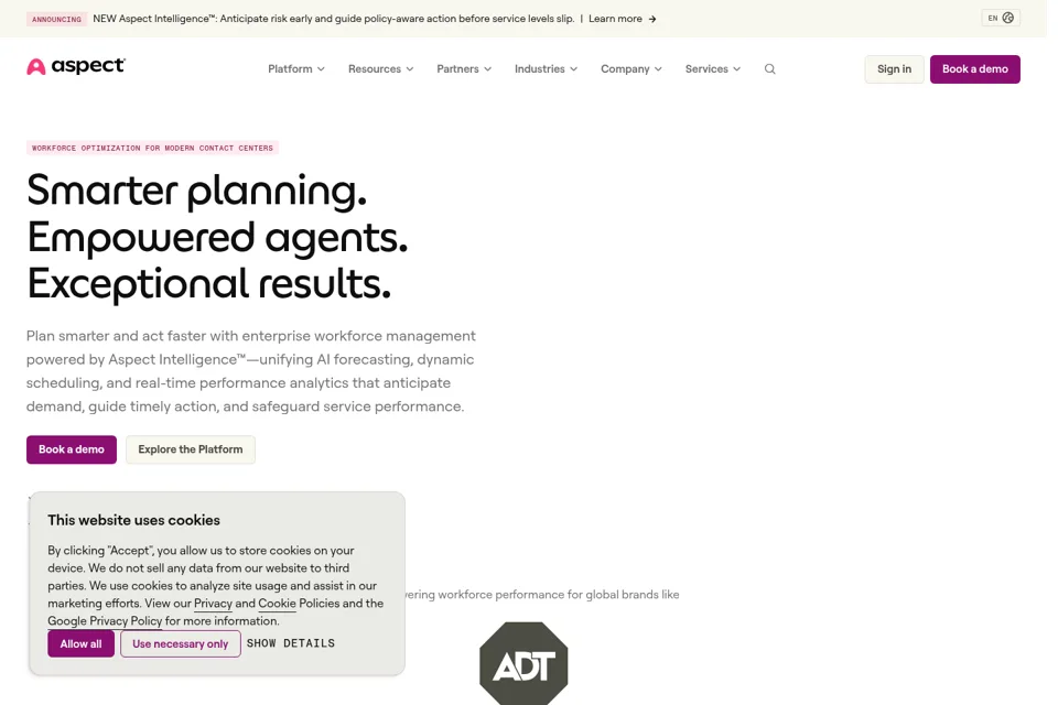 Landing page preview