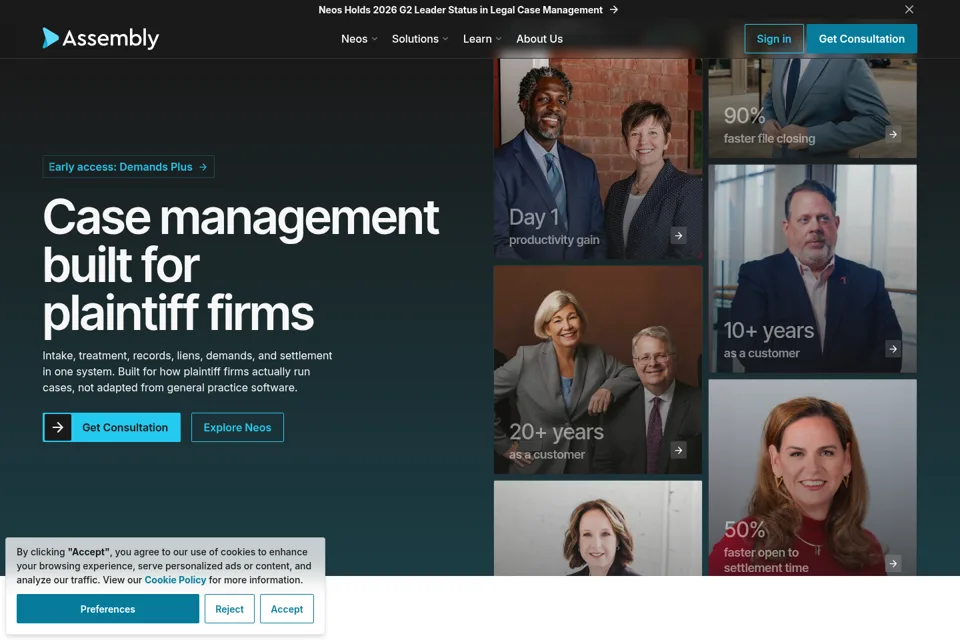 Landing page preview