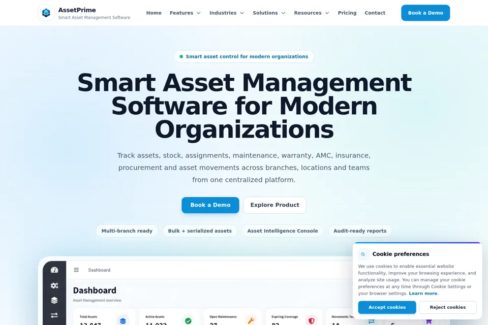 Landing page preview