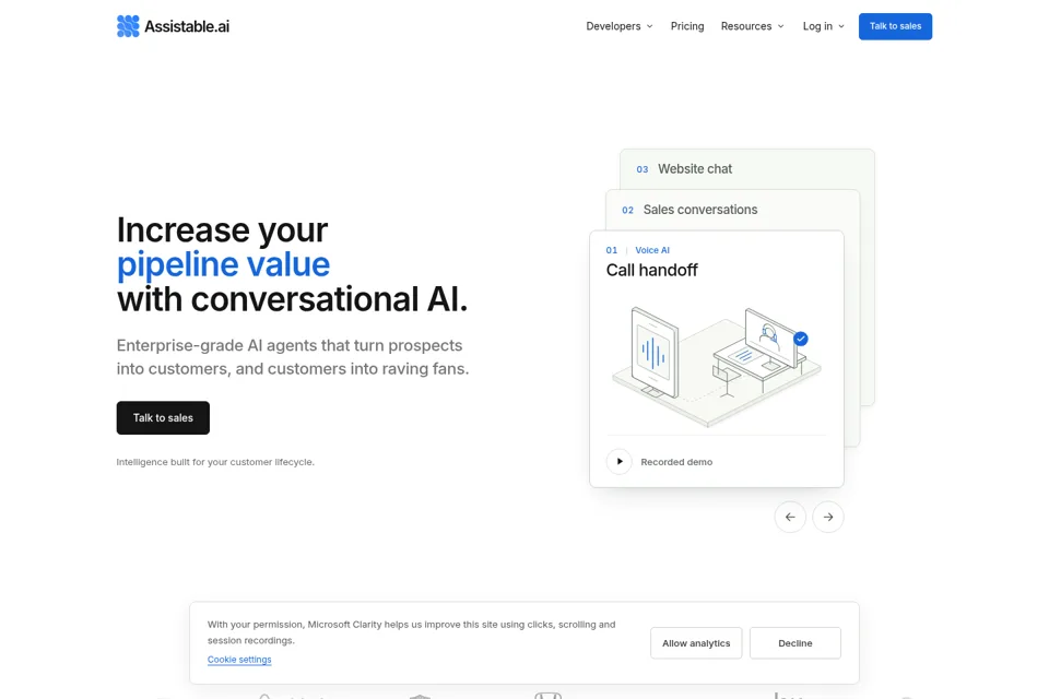 Landing page preview