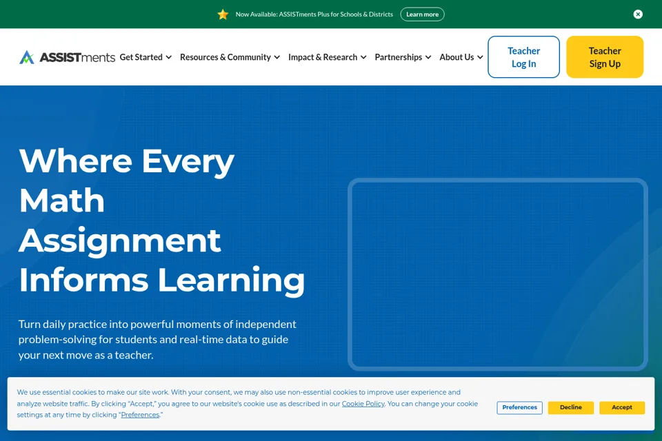 Landing page preview