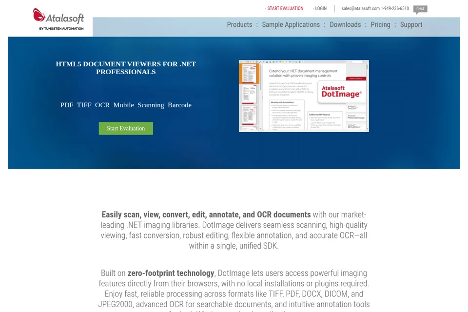 Landing page preview