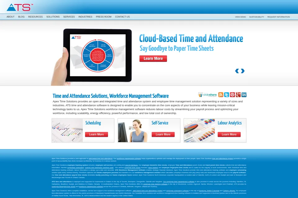 Landing page preview