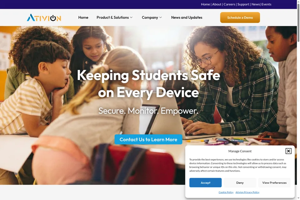 Landing page preview