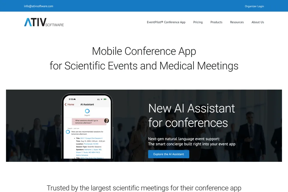 Landing page preview
