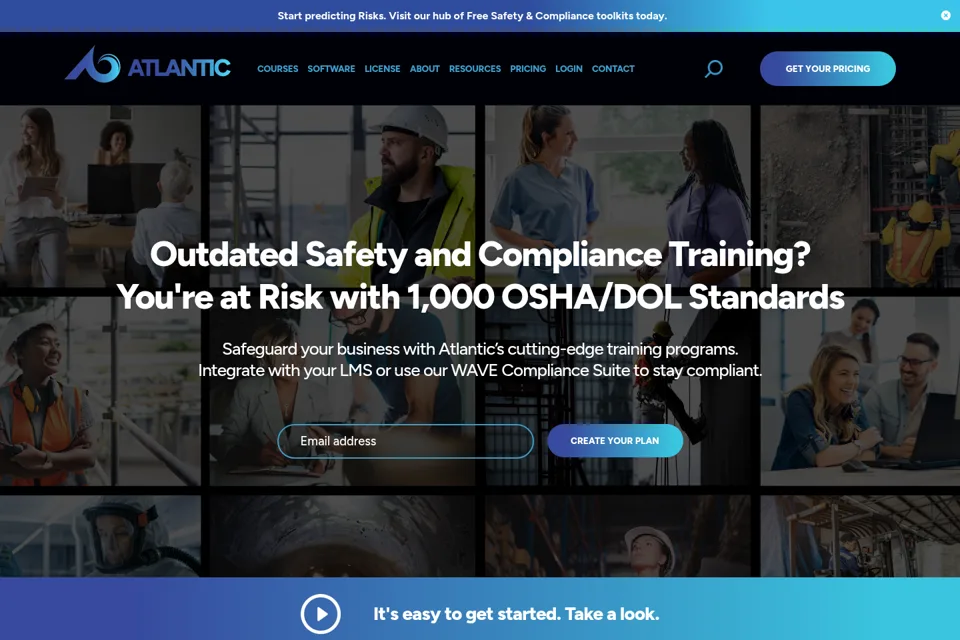 Landing page preview
