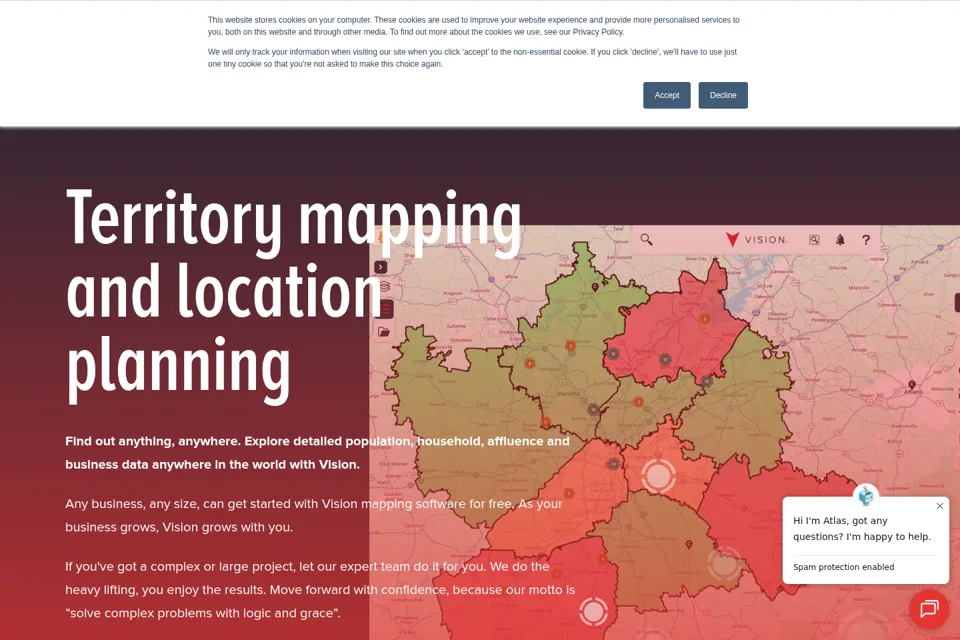 Landing page preview