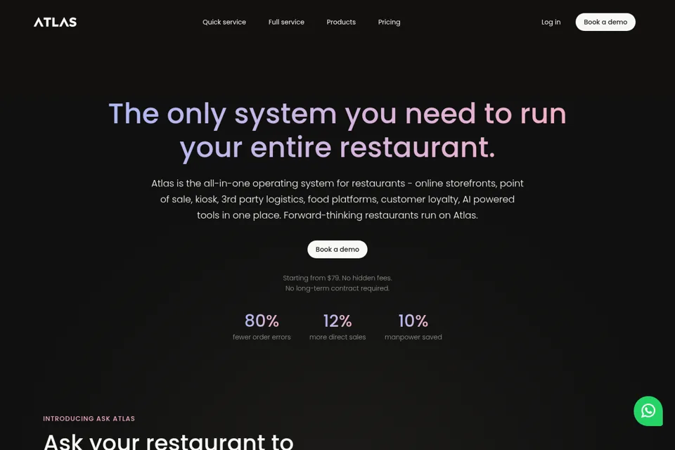 Landing page preview
