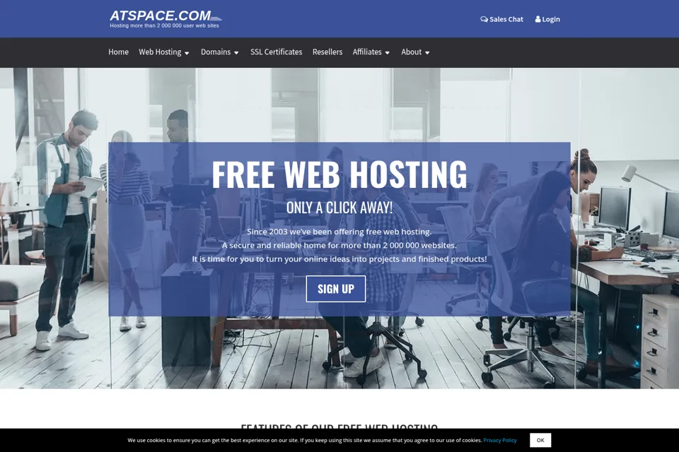 Landing page preview
