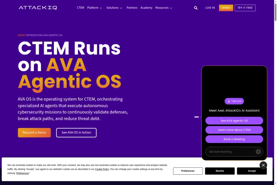 Landing page preview