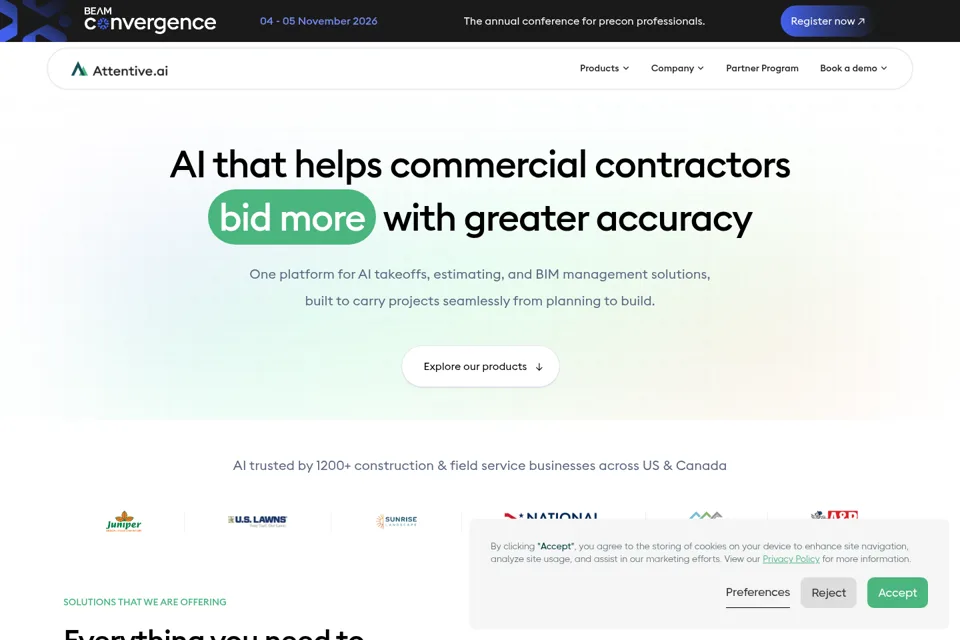Landing page preview