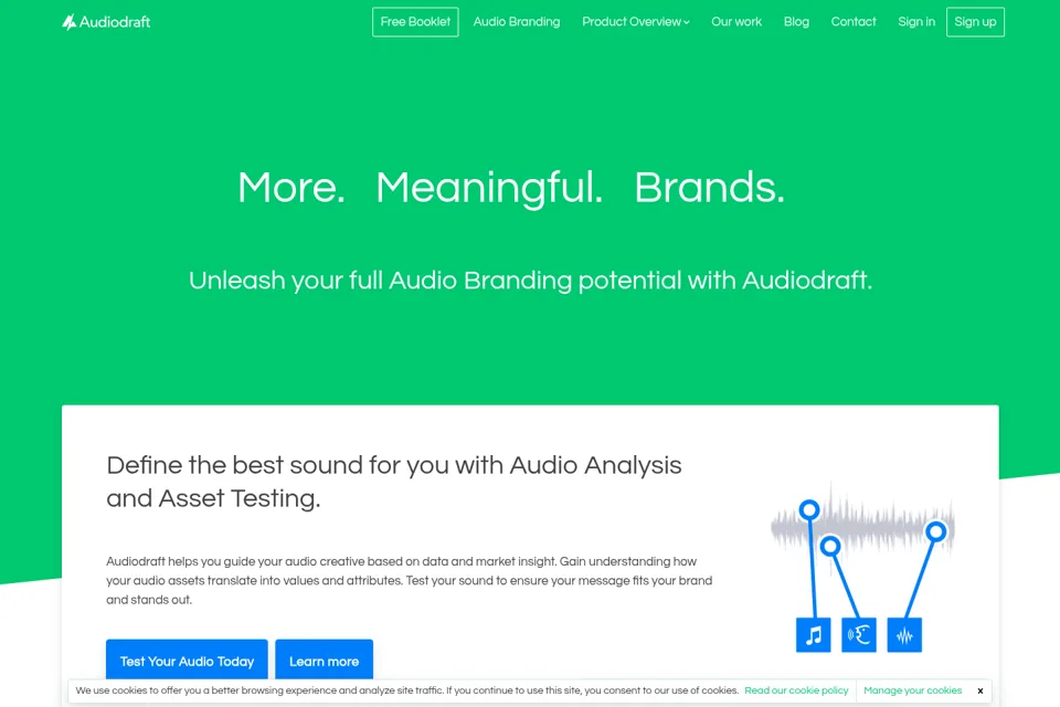 Landing page preview