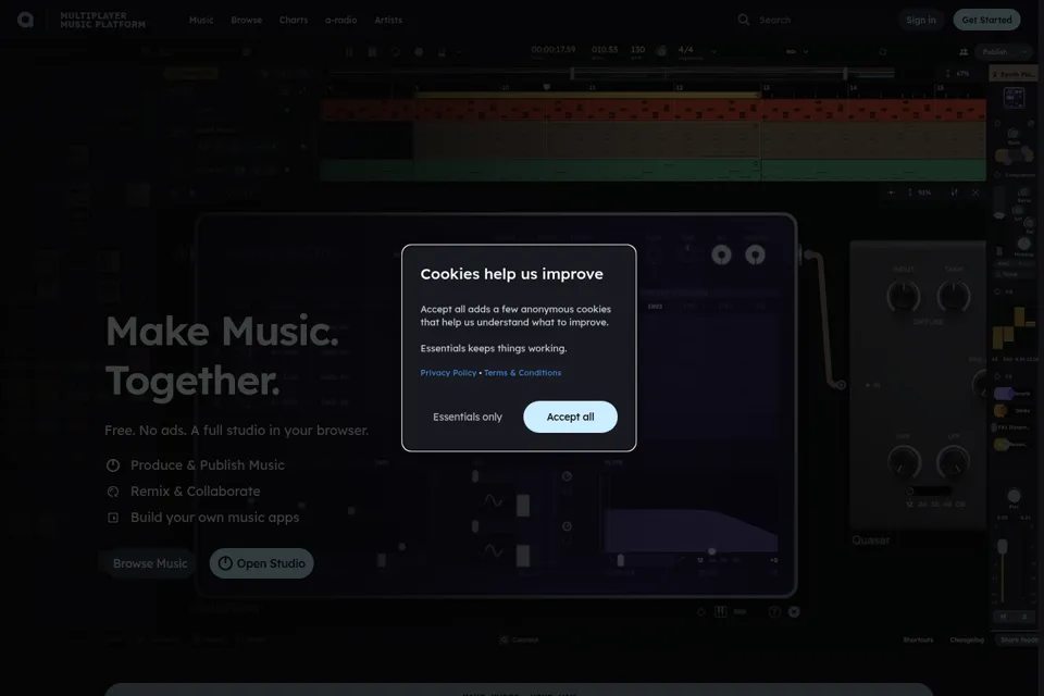 Landing page preview