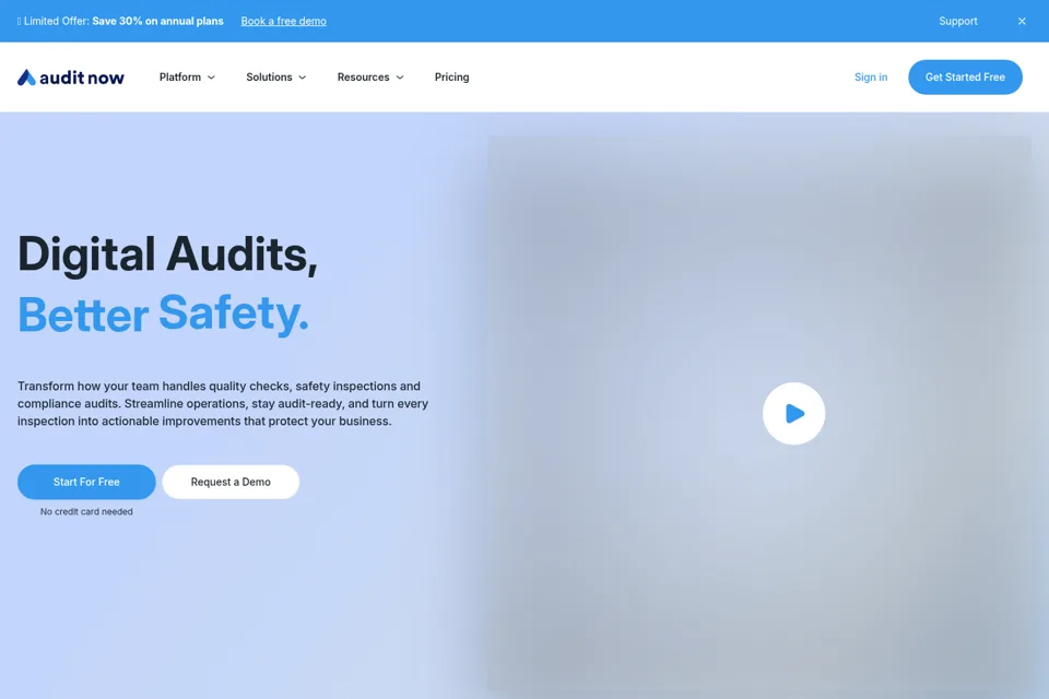 Landing page preview