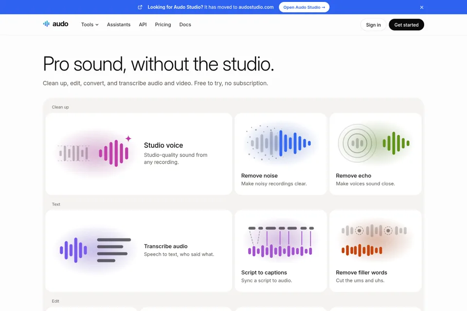 Landing page preview