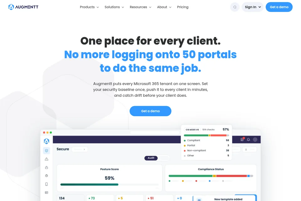 Landing page preview