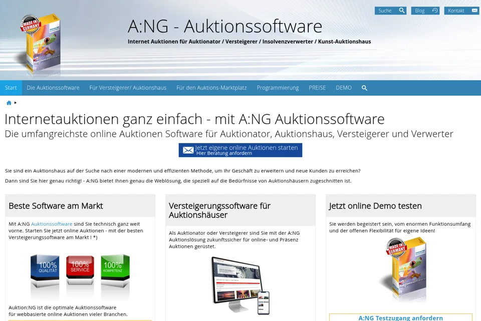 Landing page preview