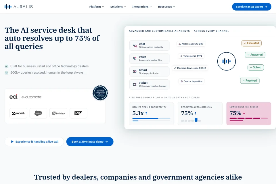 Landing page preview