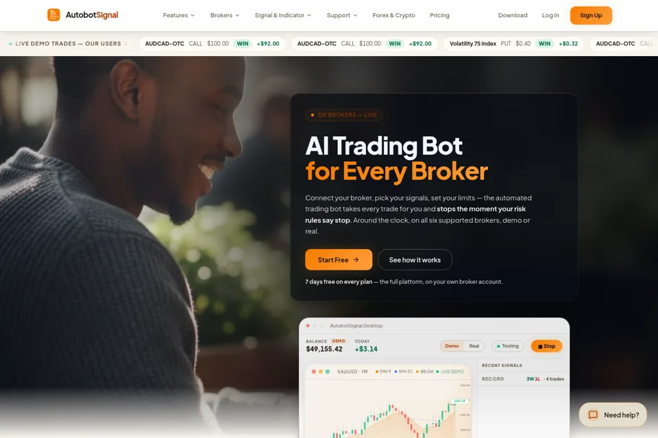 Landing page preview