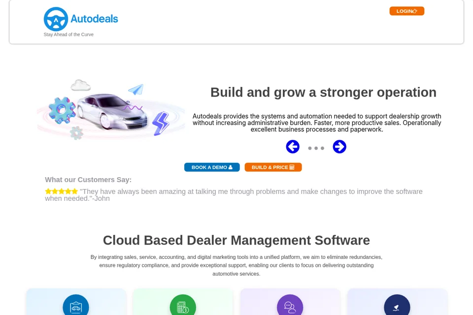 Landing page preview