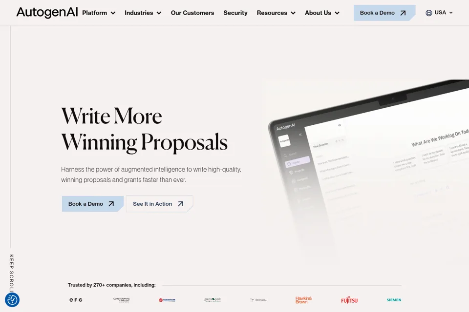 Landing page preview