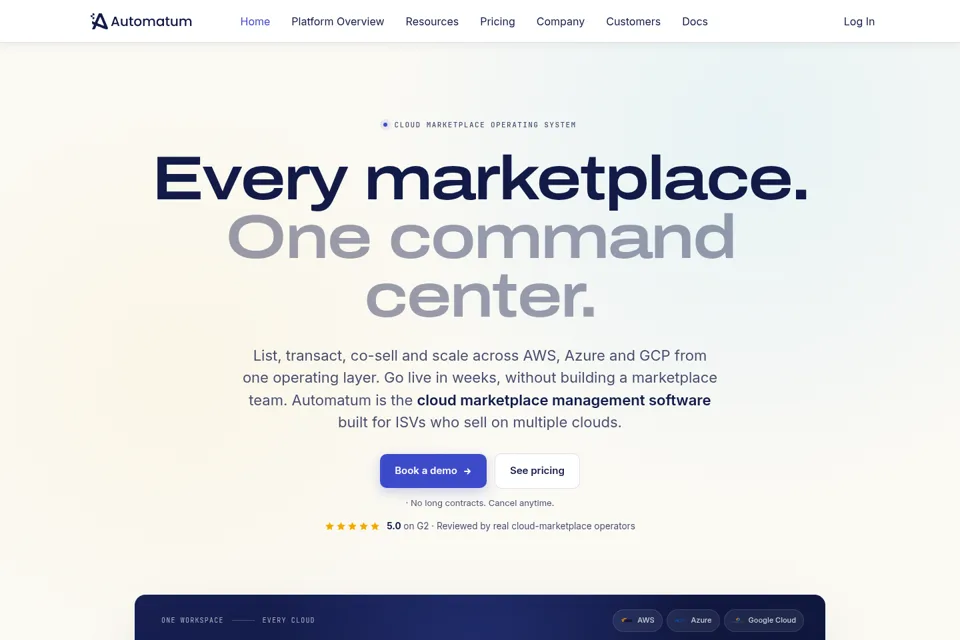 Landing page preview