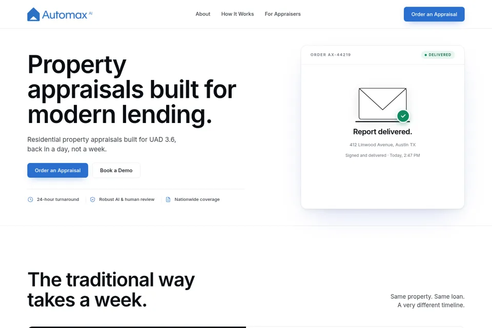 Landing page preview