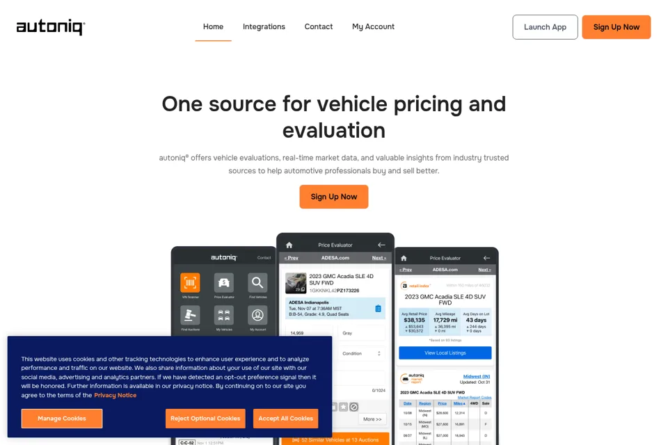 Landing page preview