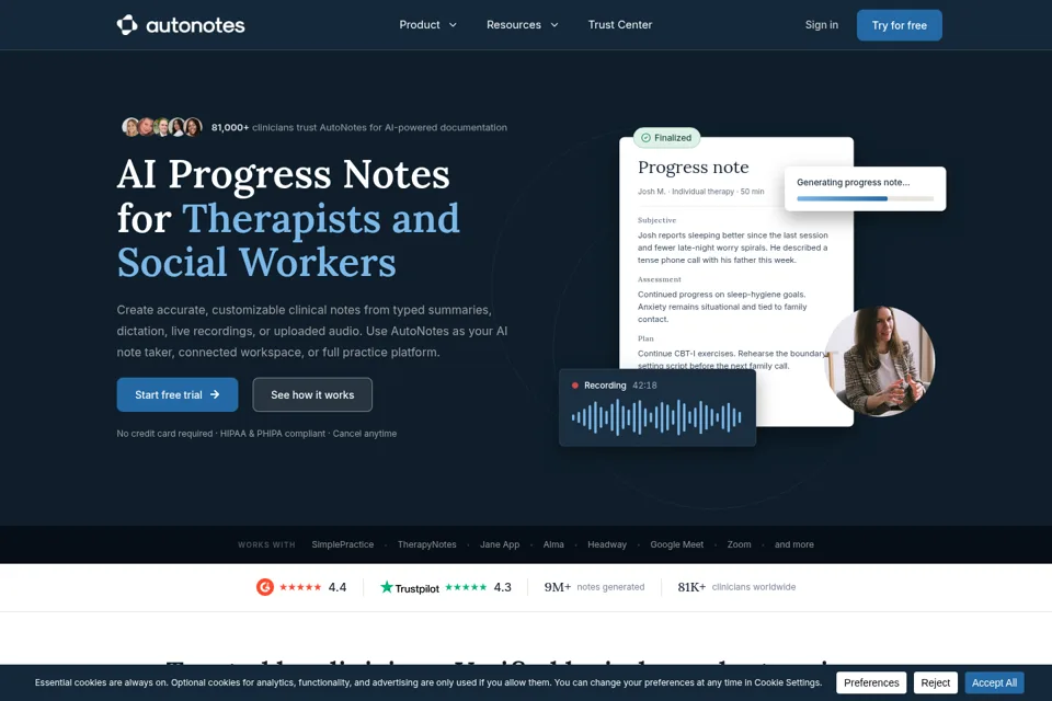 Landing page preview